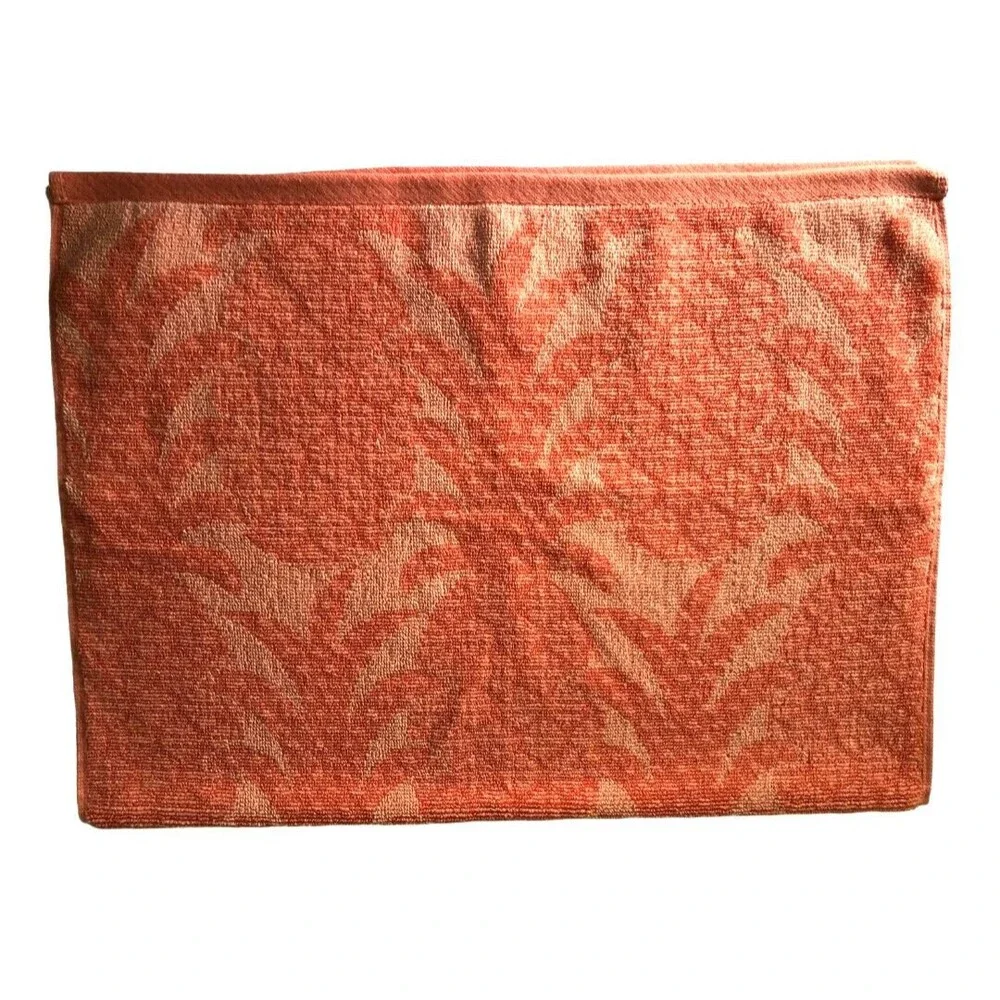 Pineapple Coral Orange Hand Towels Summer Beach Home 18x28